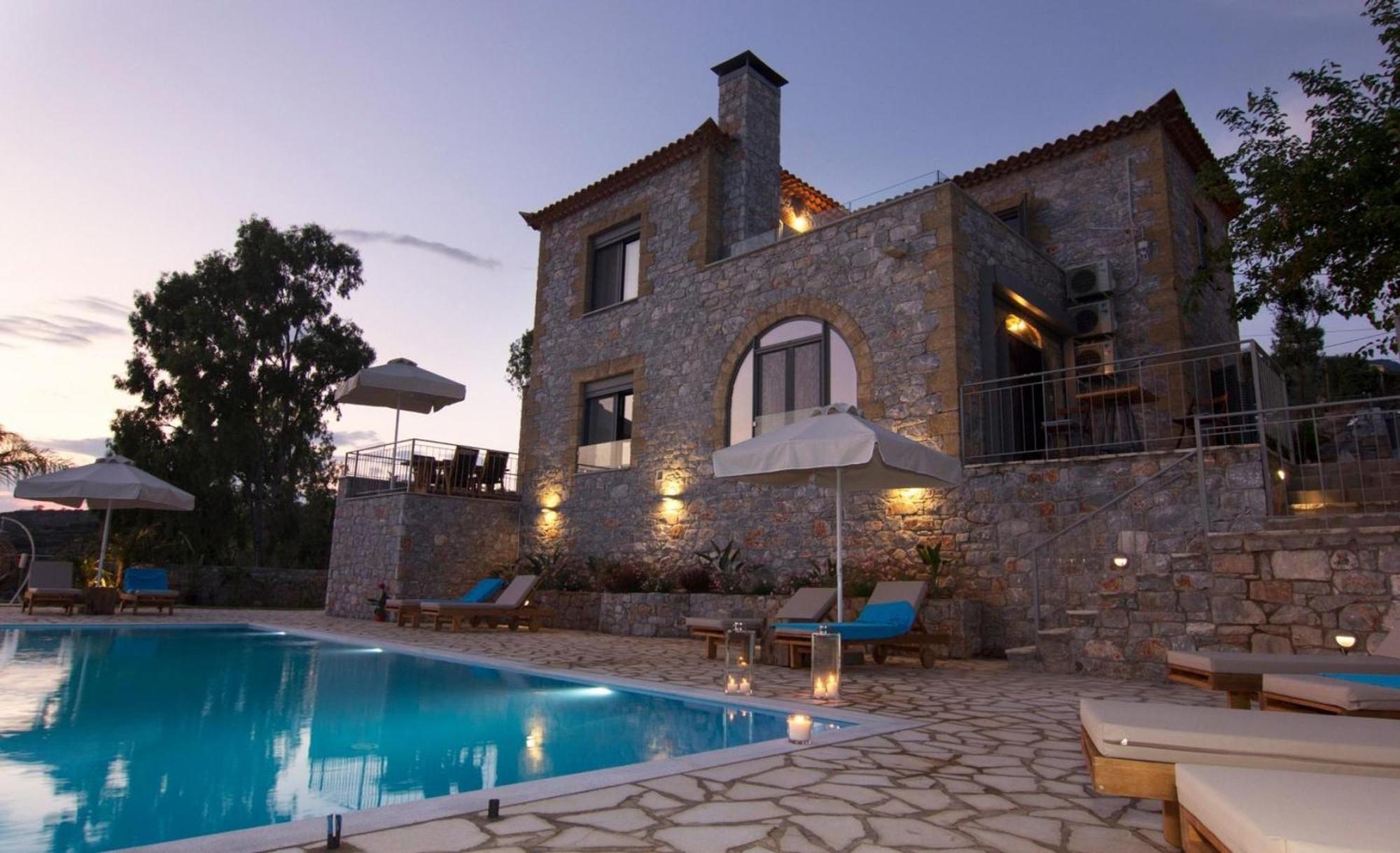 Elsa Villa By Elrin Villas Mani Neokhorion  Extérieur photo