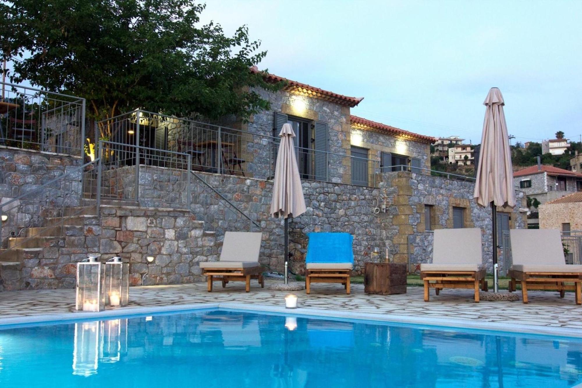 Elsa Villa By Elrin Villas Mani Neokhorion  Extérieur photo