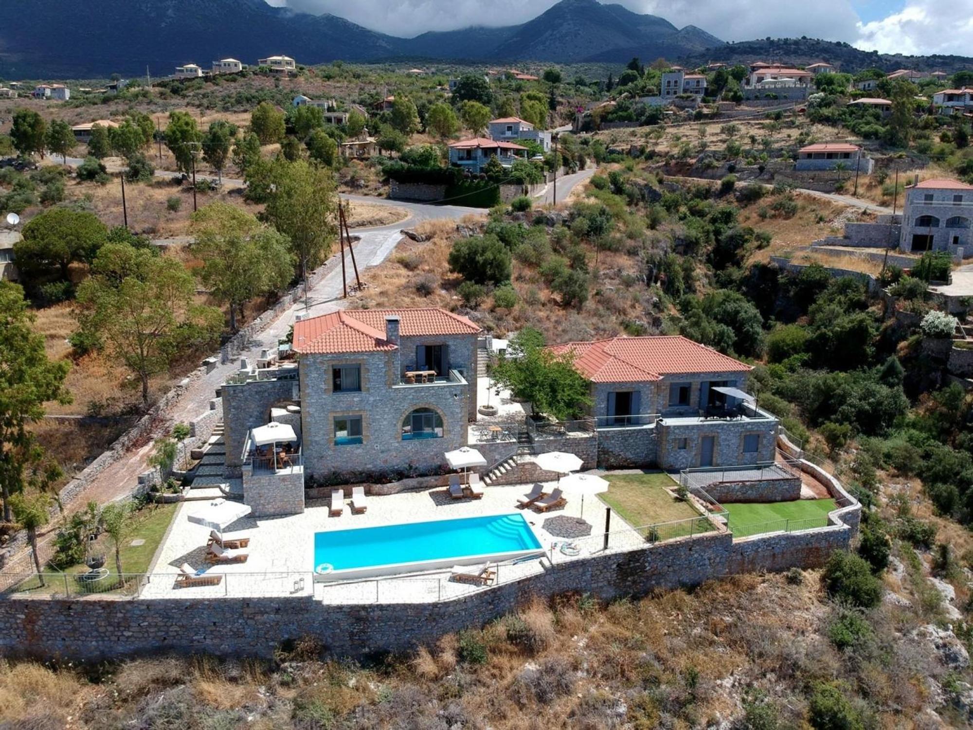 Elsa Villa By Elrin Villas Mani Neokhorion  Extérieur photo